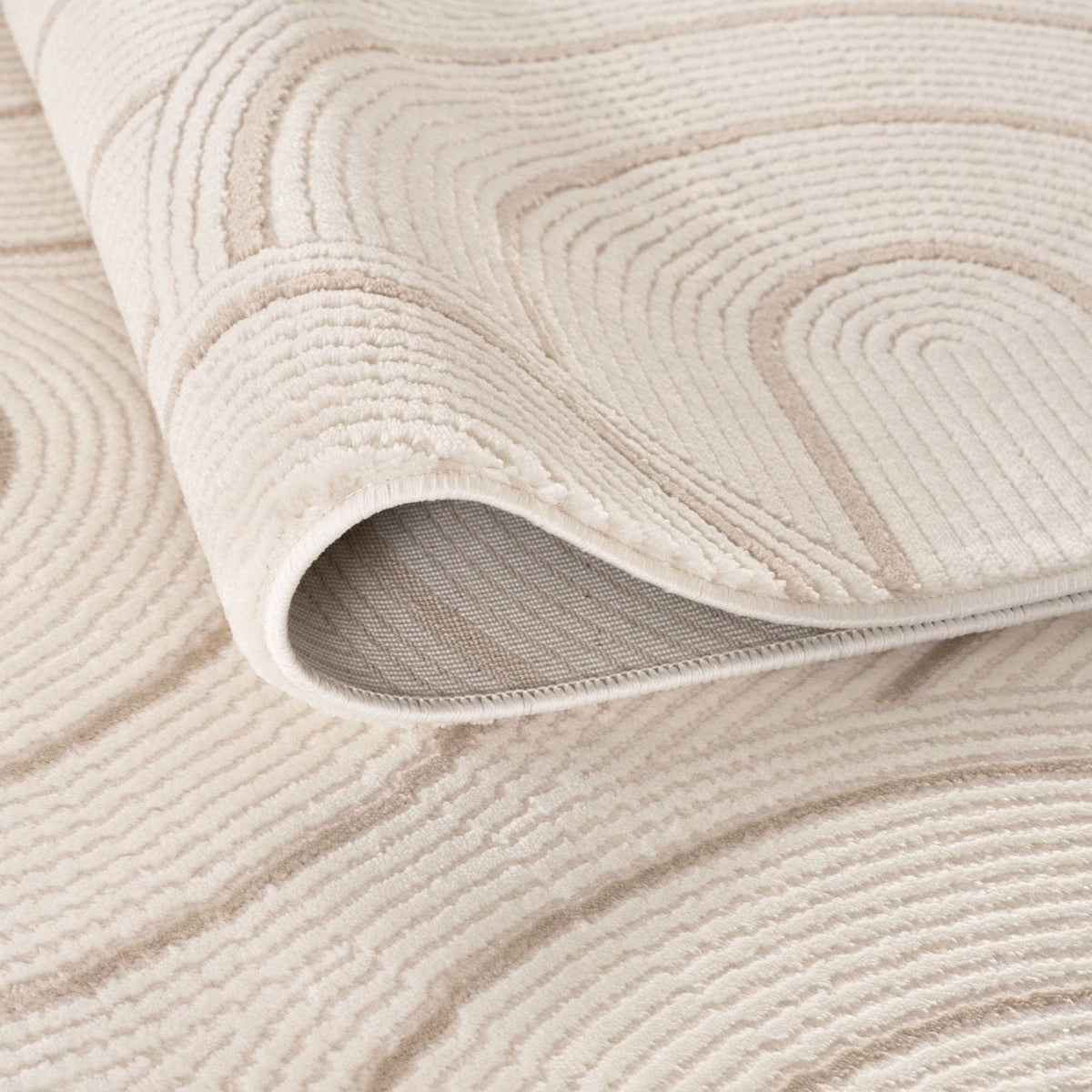 The Rugs Rugs Carmel Cream-Beige Geometric Rug | 6070 House of Isabella UK