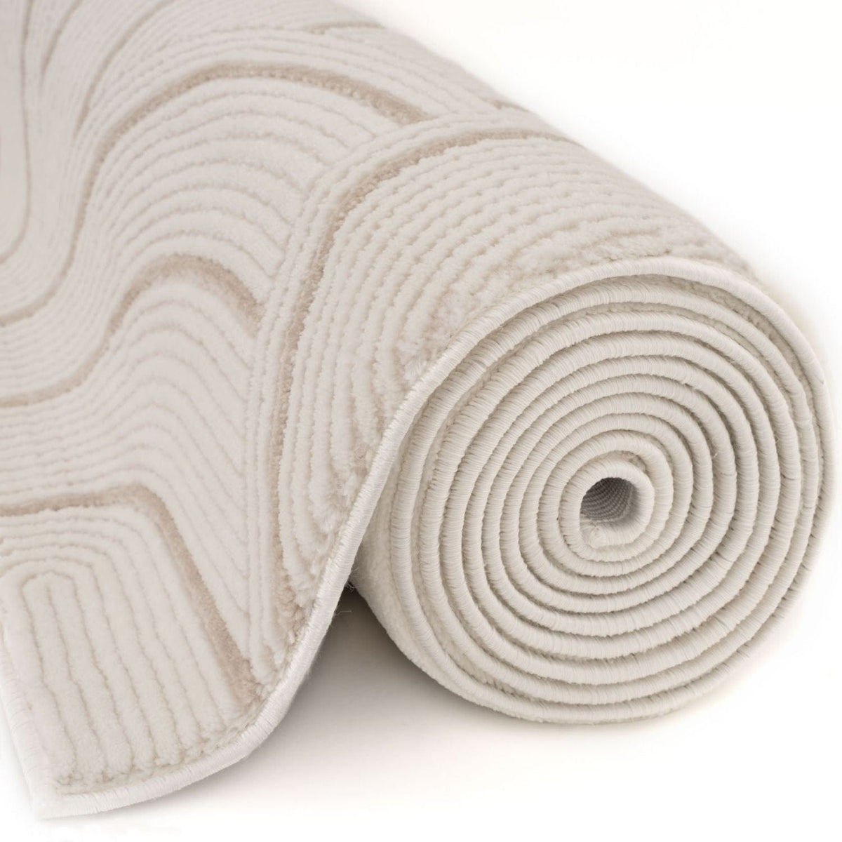 The Rugs Rugs Carmel Cream-Beige Geometric Rug | 6070 House of Isabella UK