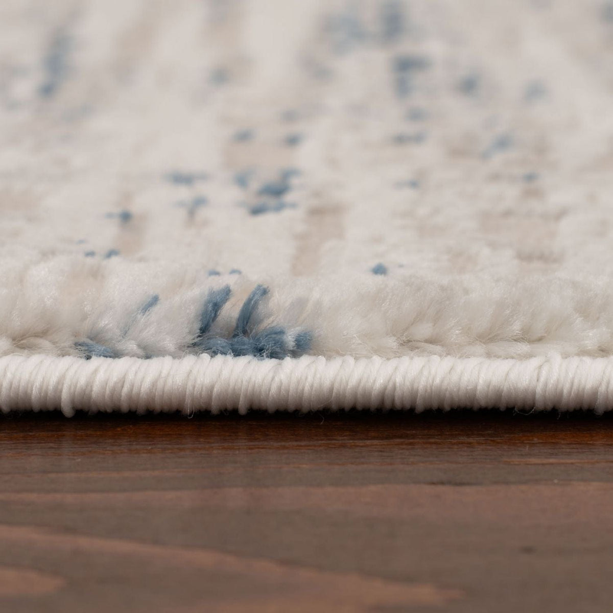 The Rugs Rugs Carmel Cream-Blue Abstract Rug | 6030 House of Isabella UK