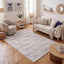 The Rugs Rugs Carmel Cream-Blue Abstract Rug | 6030 House of Isabella UK