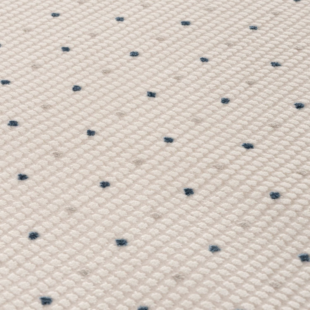 The Rugs Rugs Carmel Cream-Blue Dots Rug | 6080 House of Isabella UK