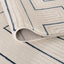 The Rugs Rugs Carmel Cream-Blue Geometric Rug | 6040 House of Isabella UK