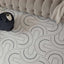 The Rugs Rugs Carmel Cream-Blue Geometric Rug | 6070 House of Isabella UK