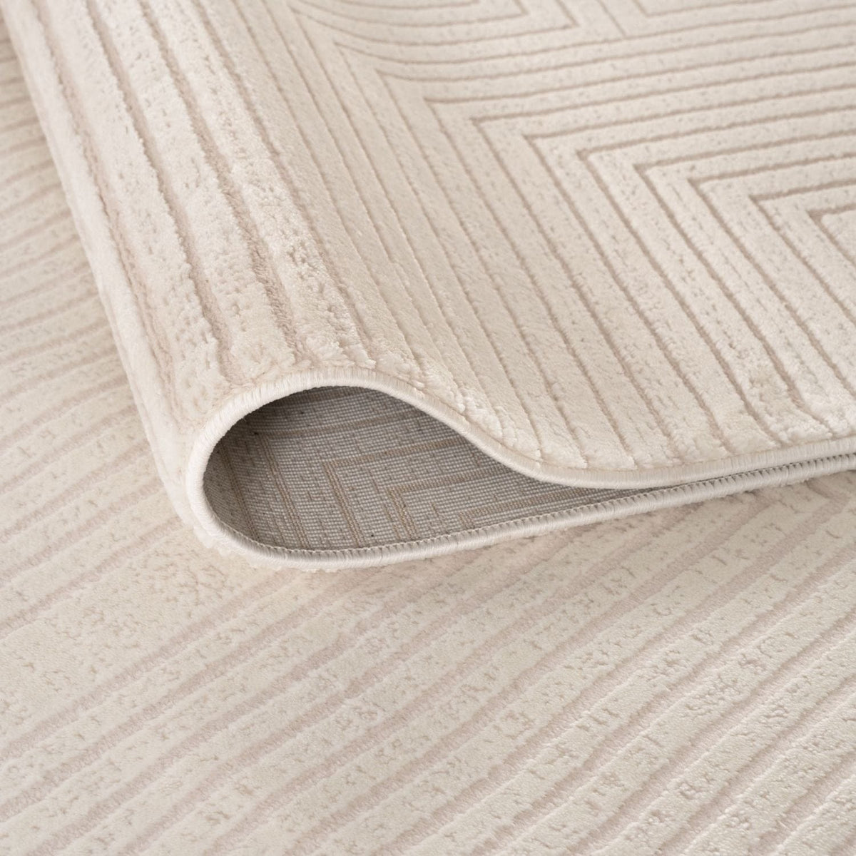 The Rugs Rugs Carmel Cream Geometric Rug | 6040 House of Isabella UK