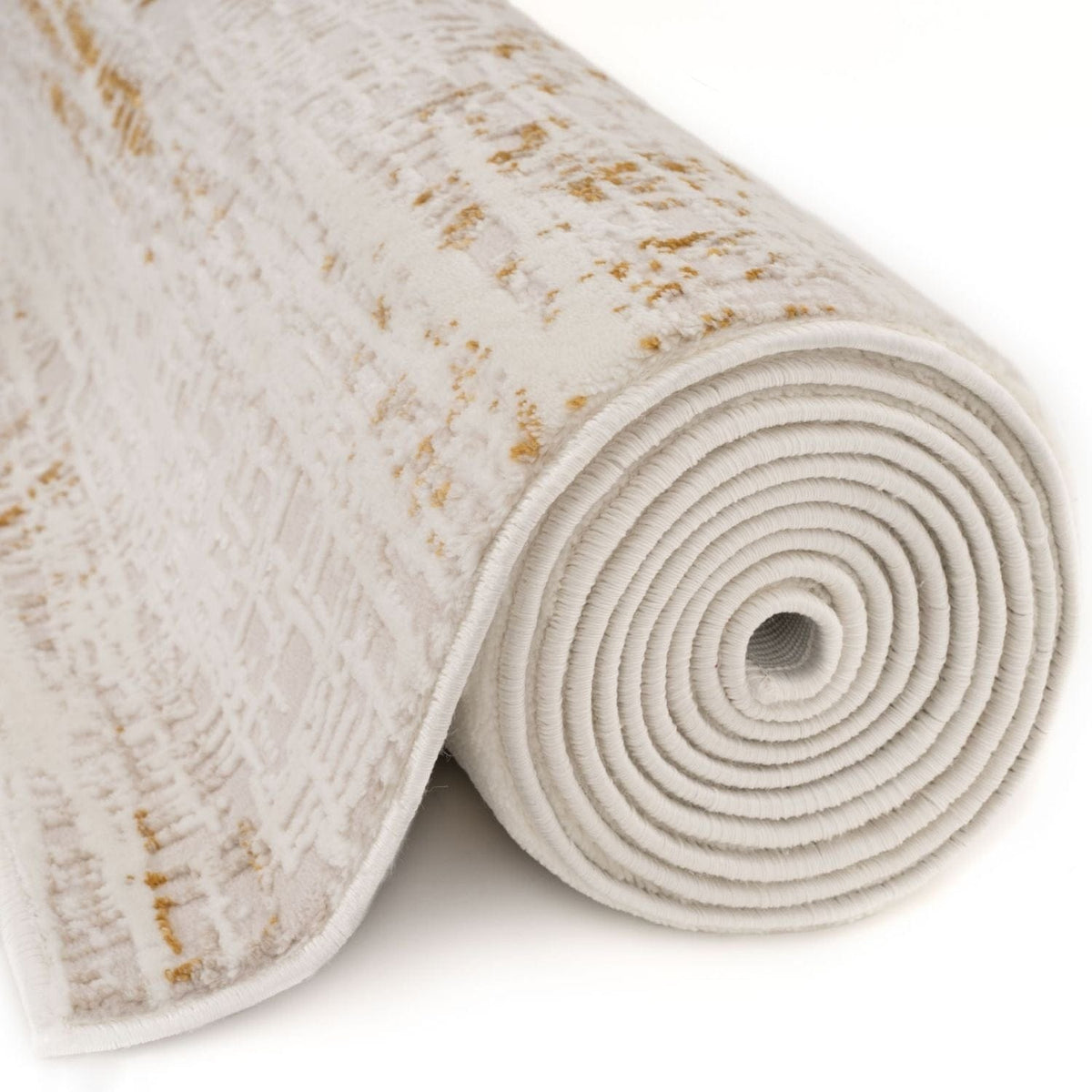 The Rugs Rugs Carmel Cream-Gold Abstract Rug | 6030 House of Isabella UK