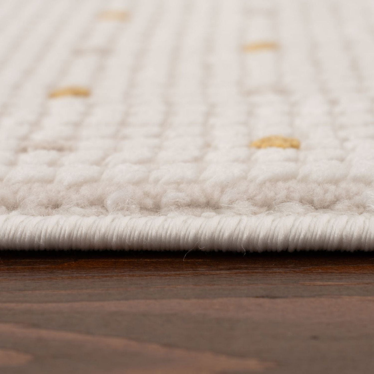 The Rugs Rugs Carmel Cream-Gold Dots Rug | 6080 House of Isabella UK