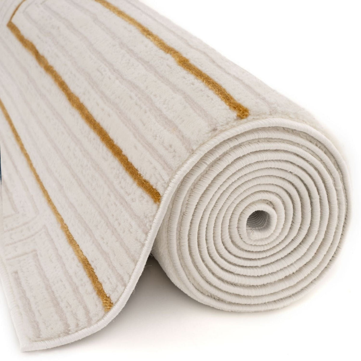 The Rugs Rugs Carmel Cream-Gold Geometric Rug | 6040 House of Isabella UK