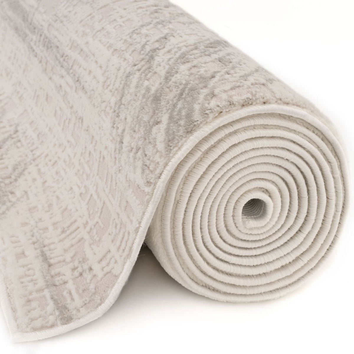 The Rugs Rugs Carmel Cream-Grey Abstract Rug | 6030 House of Isabella UK