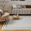 The Rugs Rugs Carmel Cream-Grey Bordered Rug | 6060 House of Isabella UK