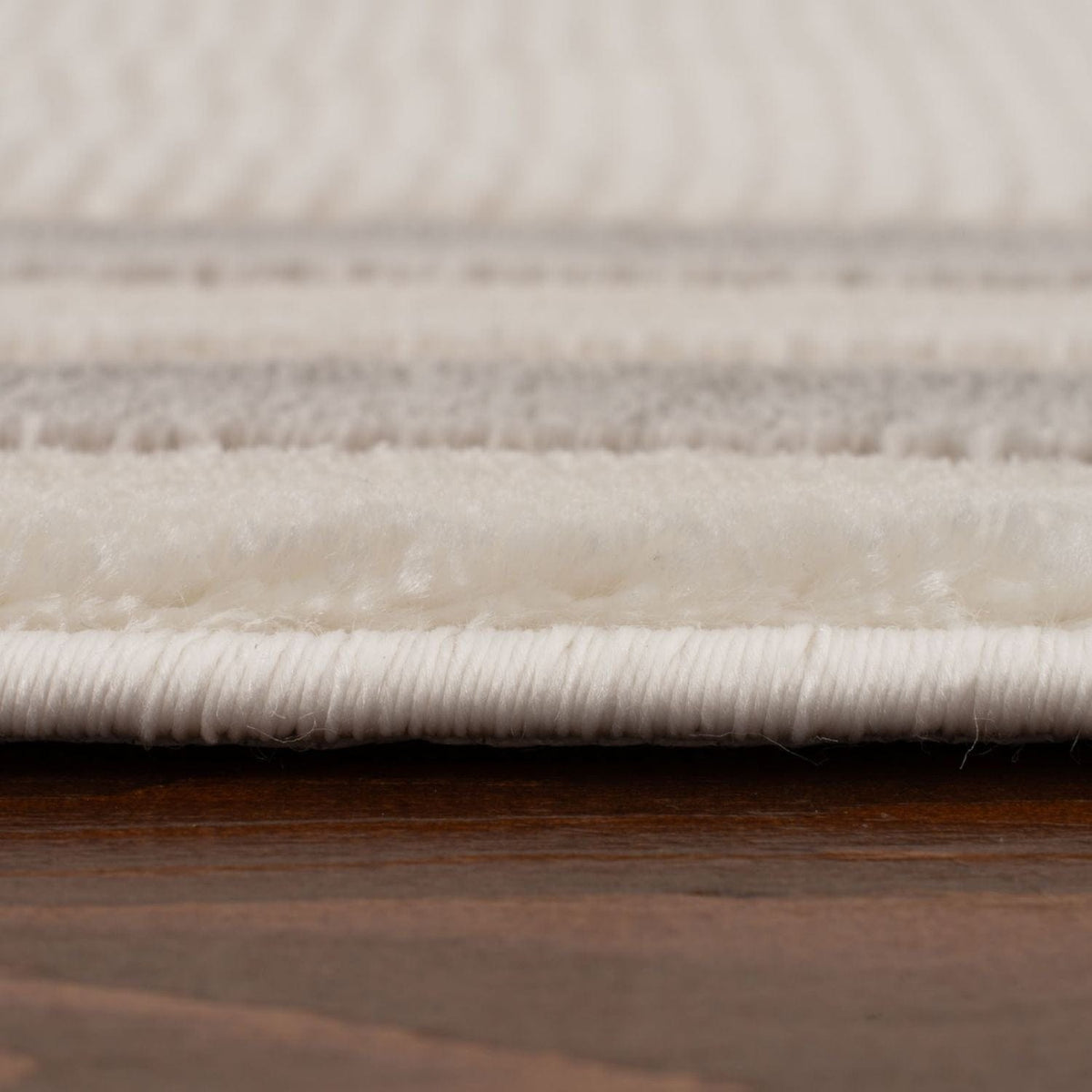 The Rugs Rugs Carmel Cream-Grey Bordered Rug | 6060 House of Isabella UK