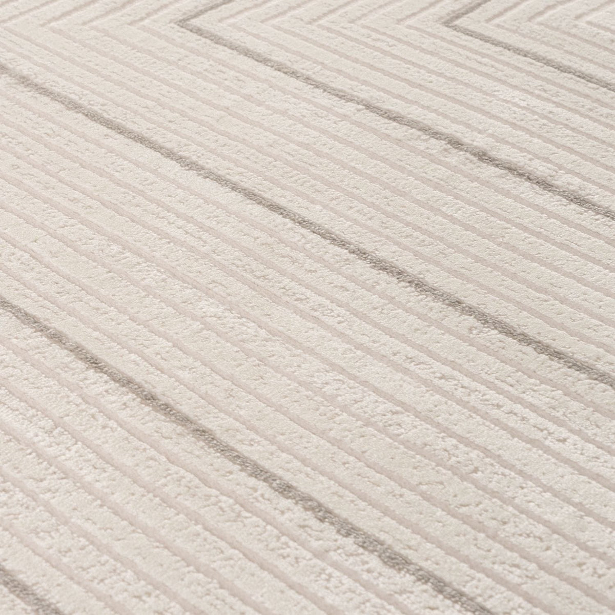 The Rugs Rugs Carmel Cream-Grey Geometric Rug | 6040 House of Isabella UK