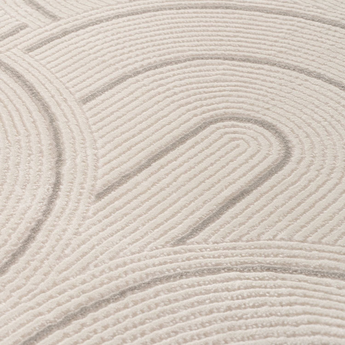 The Rugs Rugs Carmel Cream-Grey Geometric Rug | 6070 House of Isabella UK