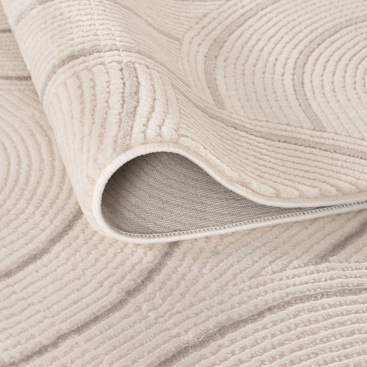 The Rugs Rugs Carmel Cream-Grey Geometric Rug | 6070 House of Isabella UK
