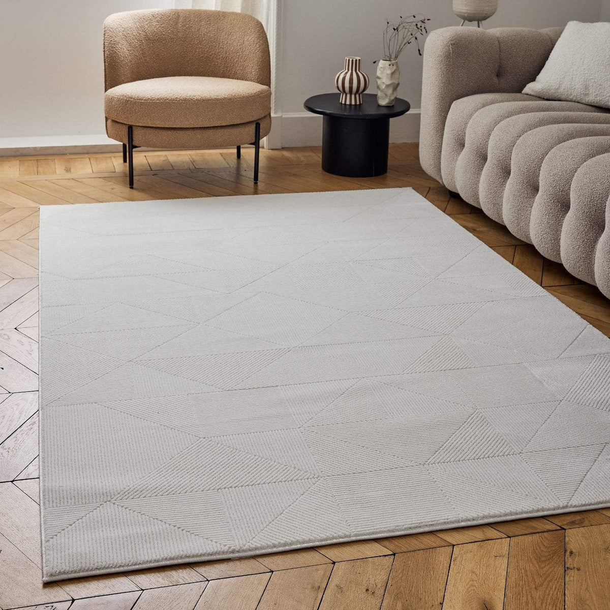 The Rugs Rugs Carmel Cream Rug Abstract | 6000 House of Isabella UK