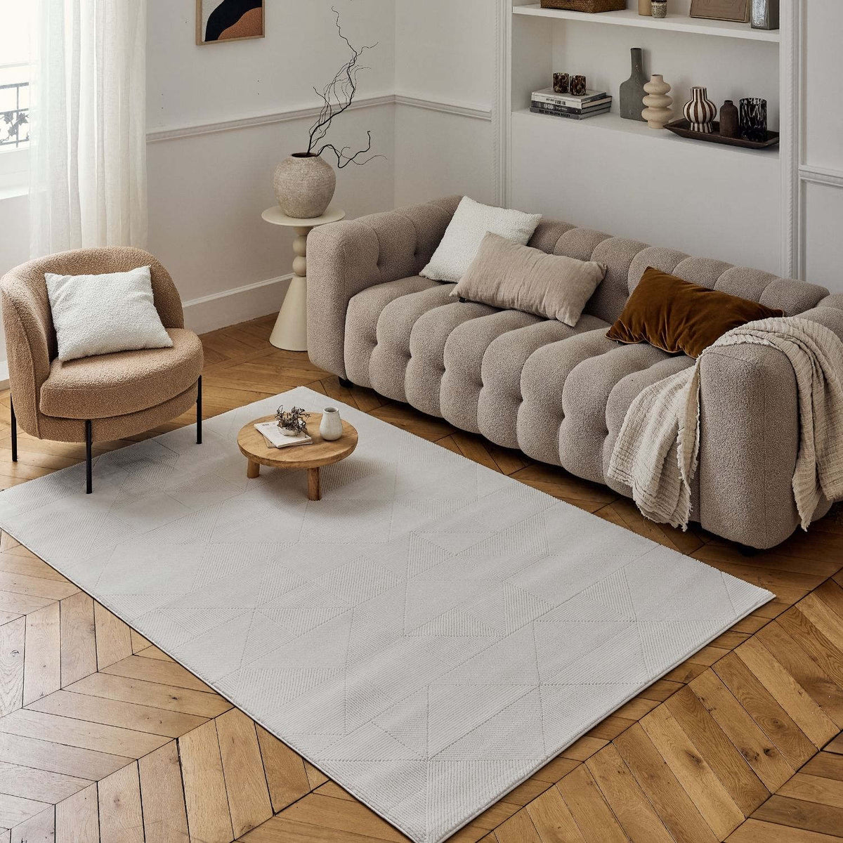 The Rugs Rugs Carmel Cream Rug Abstract | 6000 House of Isabella UK