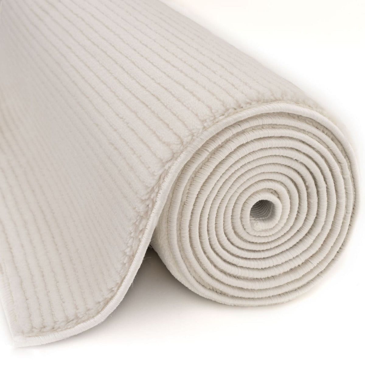 The Rugs Rugs Carmel Cream Striped Rug | 6010 House of Isabella UK