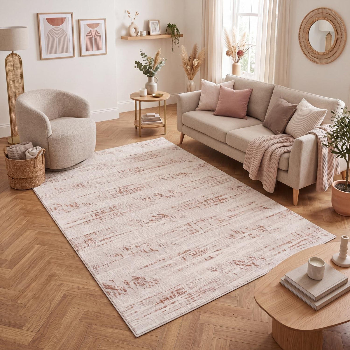 The Rugs Rugs Carmel Cream-Terra Abstract Rug | 6030 House of Isabella UK