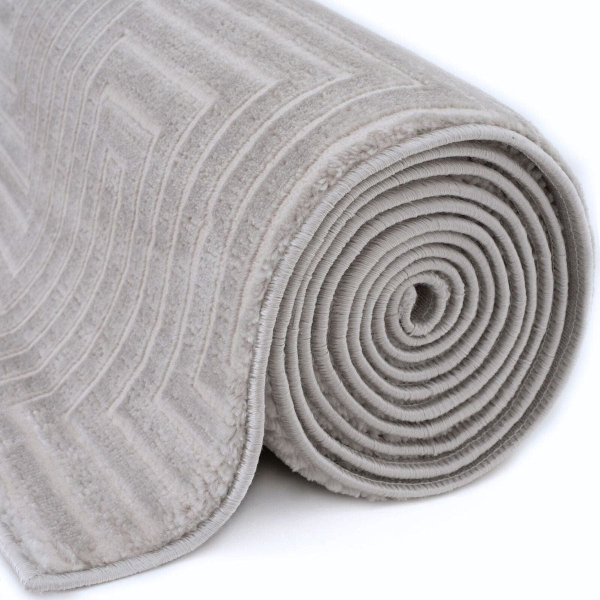 The Rugs Rugs Carmel Grey-Cream Geometric Rug | 6050 House of Isabella UK