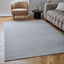 The Rugs Rugs Carmel Grey-Cream Striped Rug | 6020 House of Isabella UK