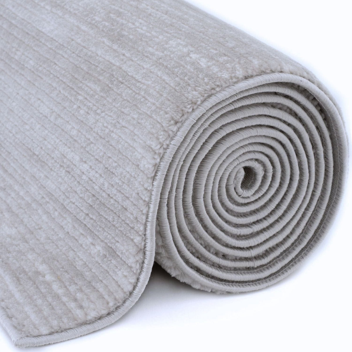The Rugs Rugs Carmel Grey-Cream Striped Rug | 6020 House of Isabella UK