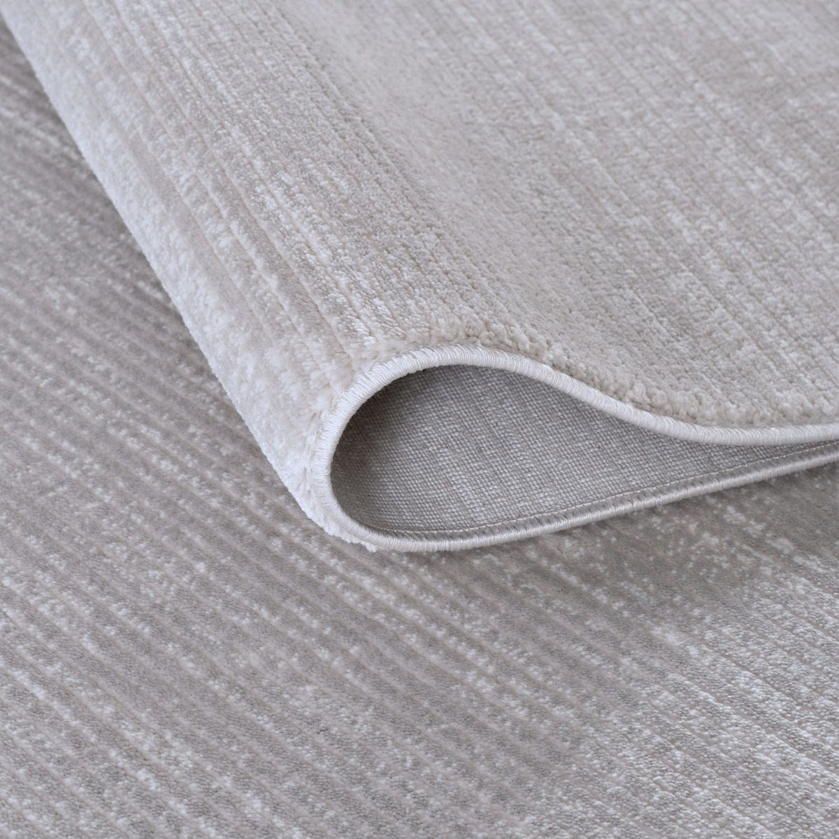The Rugs Rugs Carmel Grey-Cream Striped Rug | 6020 House of Isabella UK