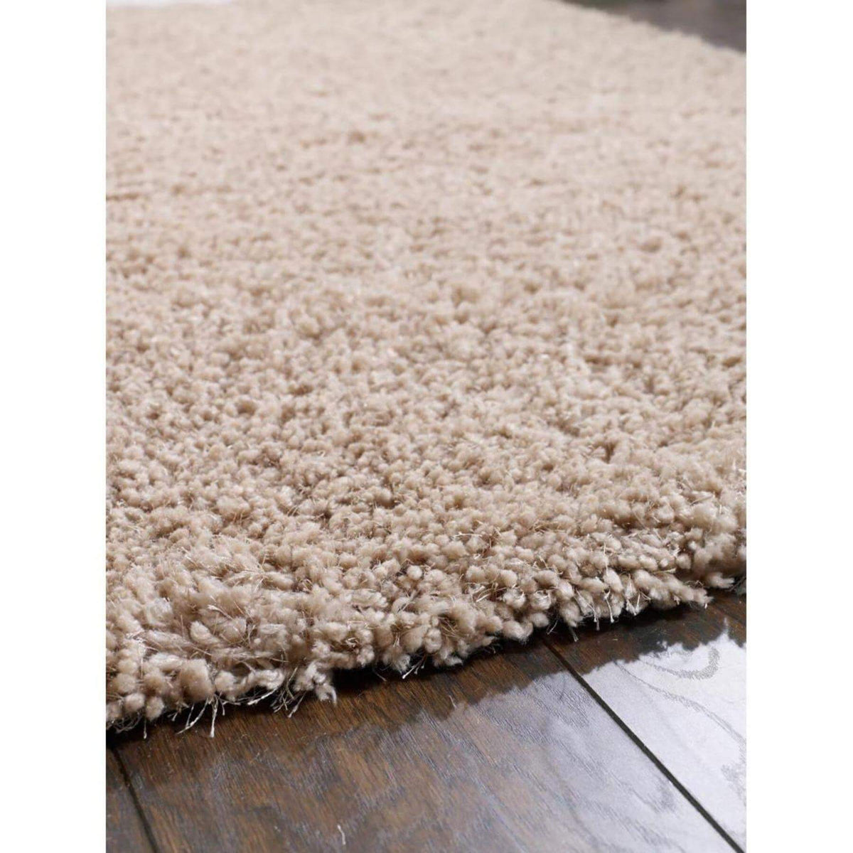 The Rugs Rugs Chicago Latte Shaggy Rug House of Isabella UK