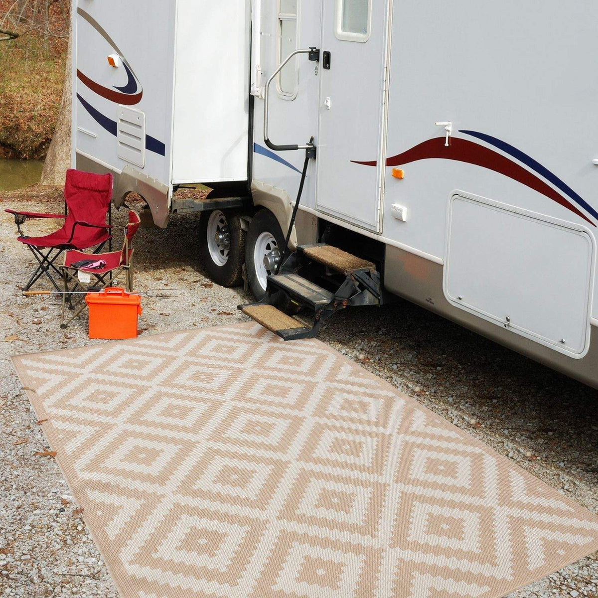 The Rugs Rugs Ecology Outdoor Rug Beige | 100b House of Isabella UK