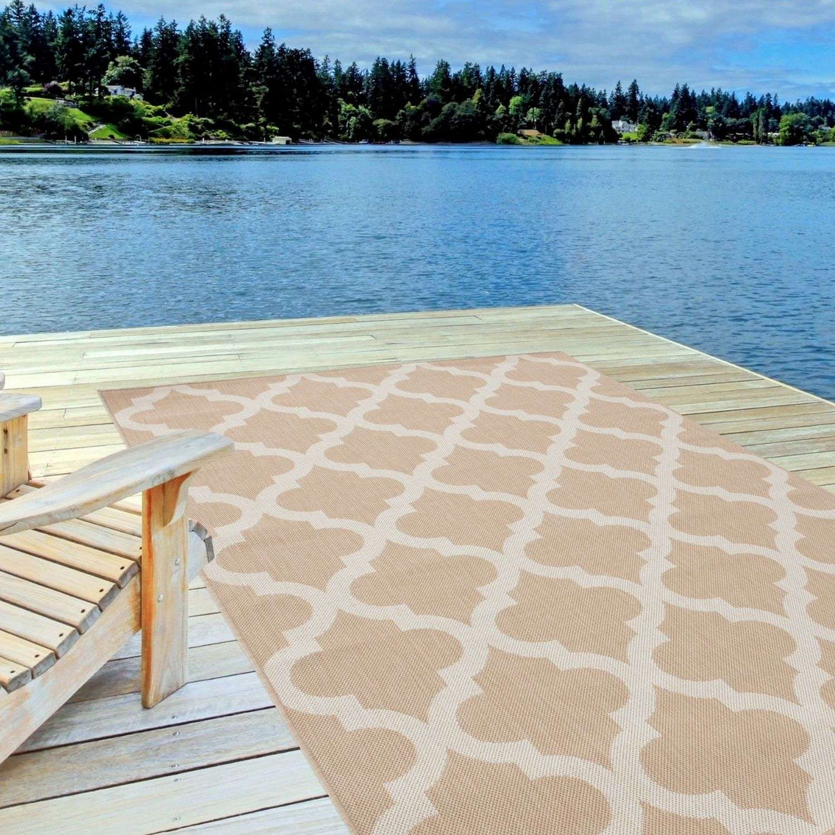 The Rugs Rugs Ecology Outdoor Rug Beige | 400b House of Isabella UK