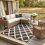 The Rugs Rugs Ecology Outdoor Rug Black | 400B House of Isabella UK