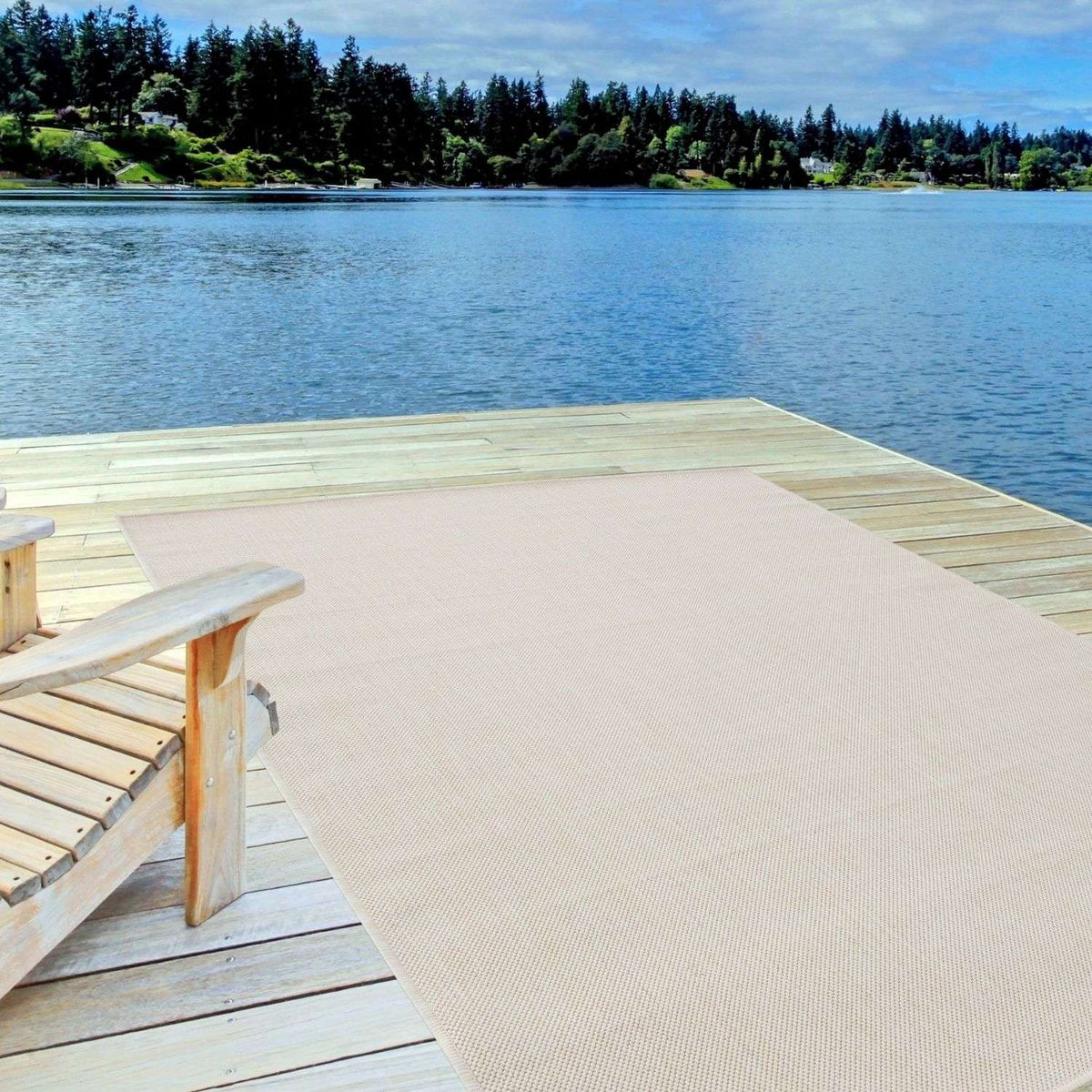 The Rugs Rugs Ecology Outdoor Rug Cream | 500c House of Isabella UK