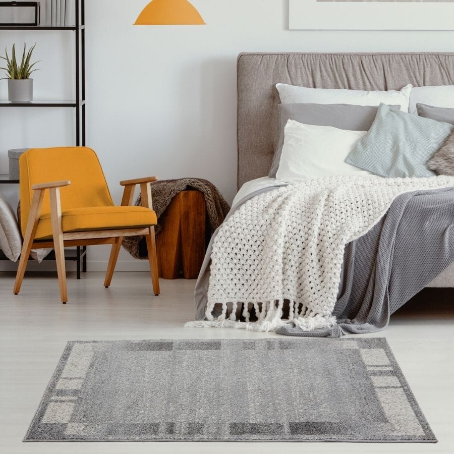 The Rugs Rugs Ephesus Grey Cream Rug | 7438GC House of Isabella UK