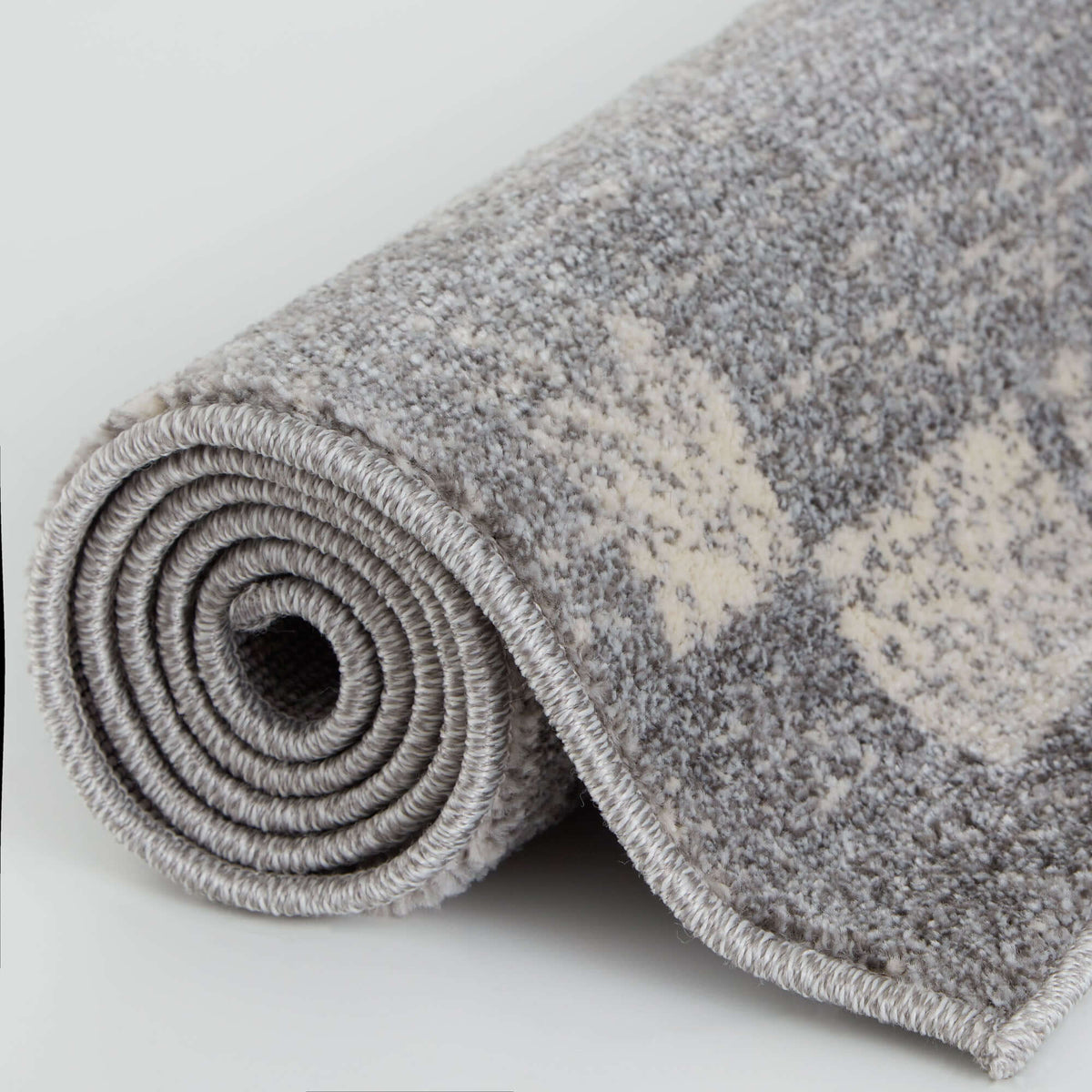 The Rugs Rugs Ephesus Grey Cream Rug | 7438GC House of Isabella UK