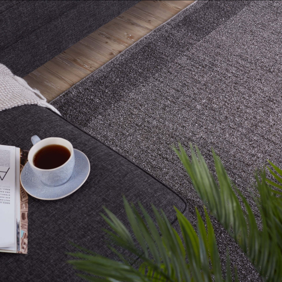 The Rugs Rugs Ephesus Modern Grey Rugs | 7437G House of Isabella UK