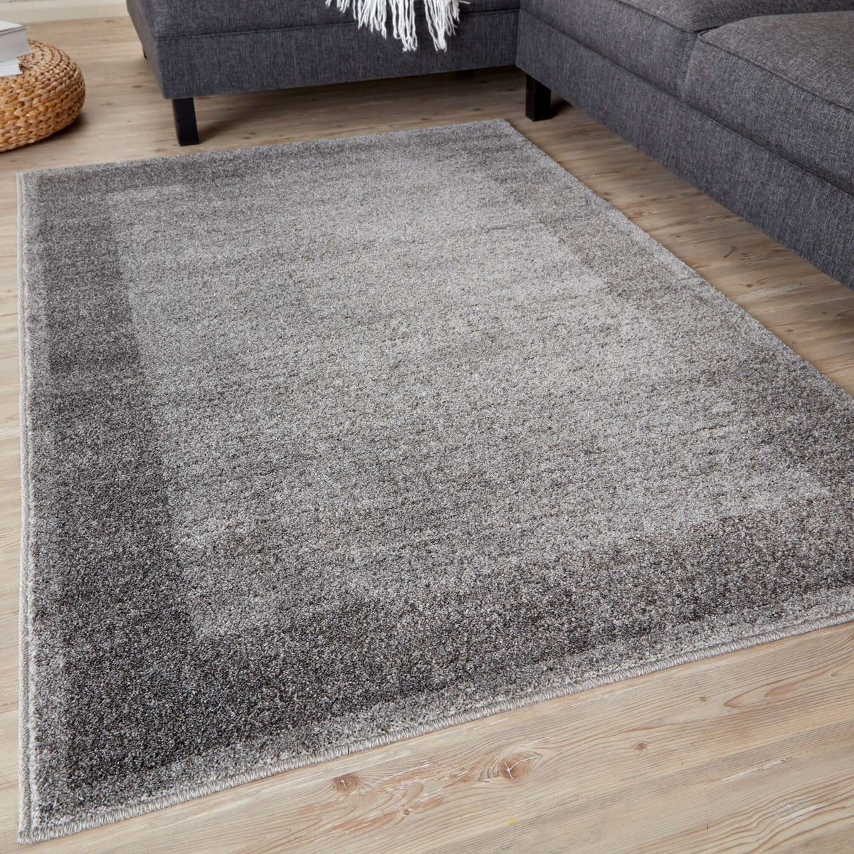 The Rugs Rugs Ephesus Modern Grey Rugs | 7437G House of Isabella UK