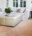 The Rugs Rugs Hush Solid Coral Pink Luxury Rug House of Isabella UK