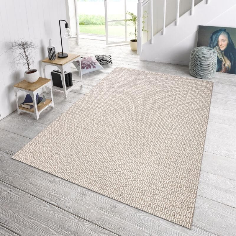 The Rugs Rugs Indoor Outdoor Coin Rug – Geometric Design House of Isabella UK