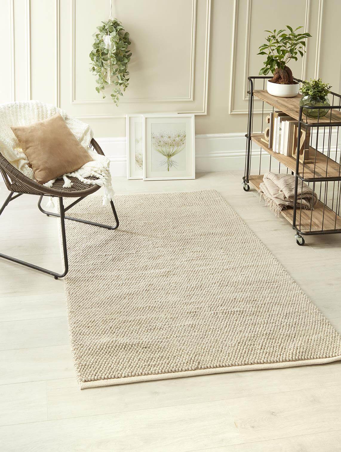 The Rugs Rugs La Playa Natural Solid Rug House of Isabella UK