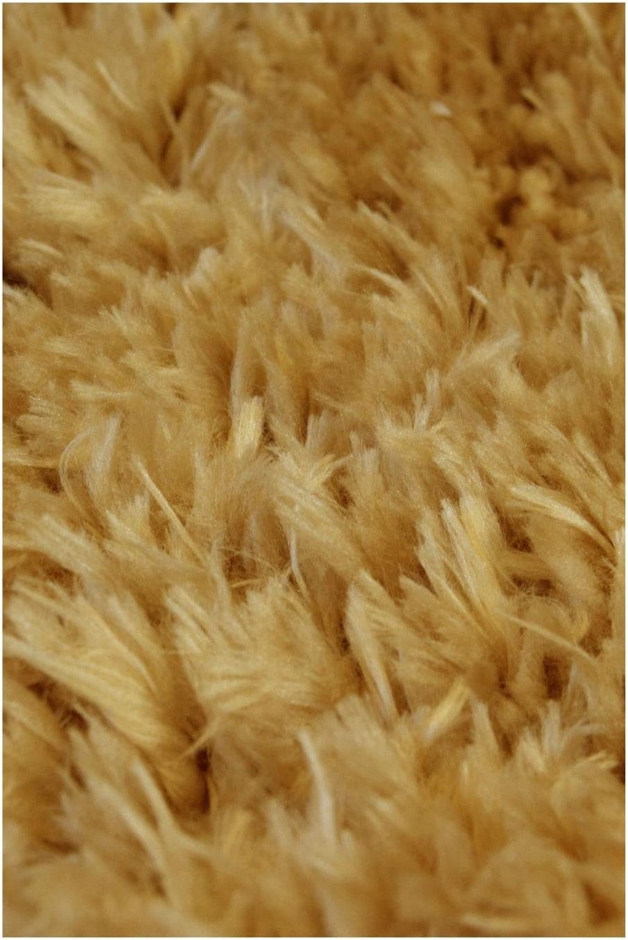 The Rugs Rugs Lagom Ochre Shaggy Rug House of Isabella UK