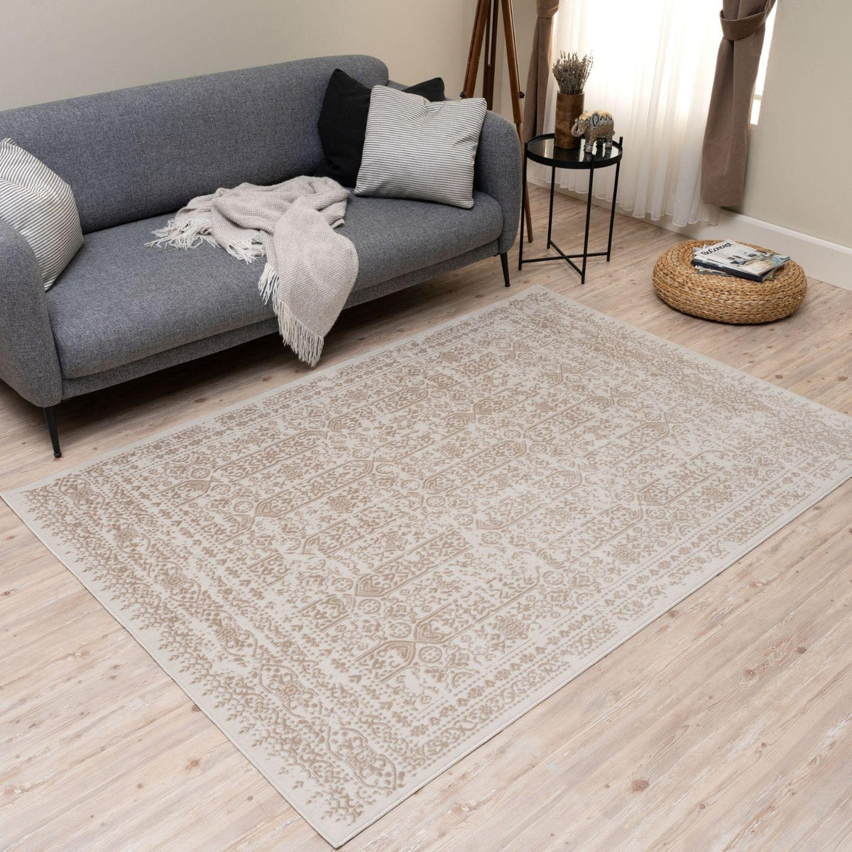 The Rugs Rugs Montana Cream and Beige Rug | 3716CB House of Isabella UK