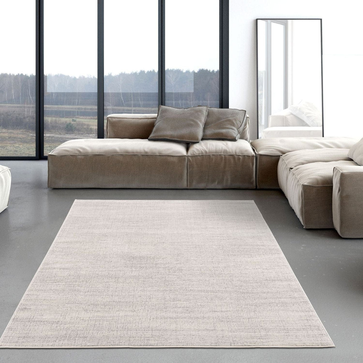 The Rugs Rugs Montana Cream & Grey Rug | 3800 House of Isabella UK