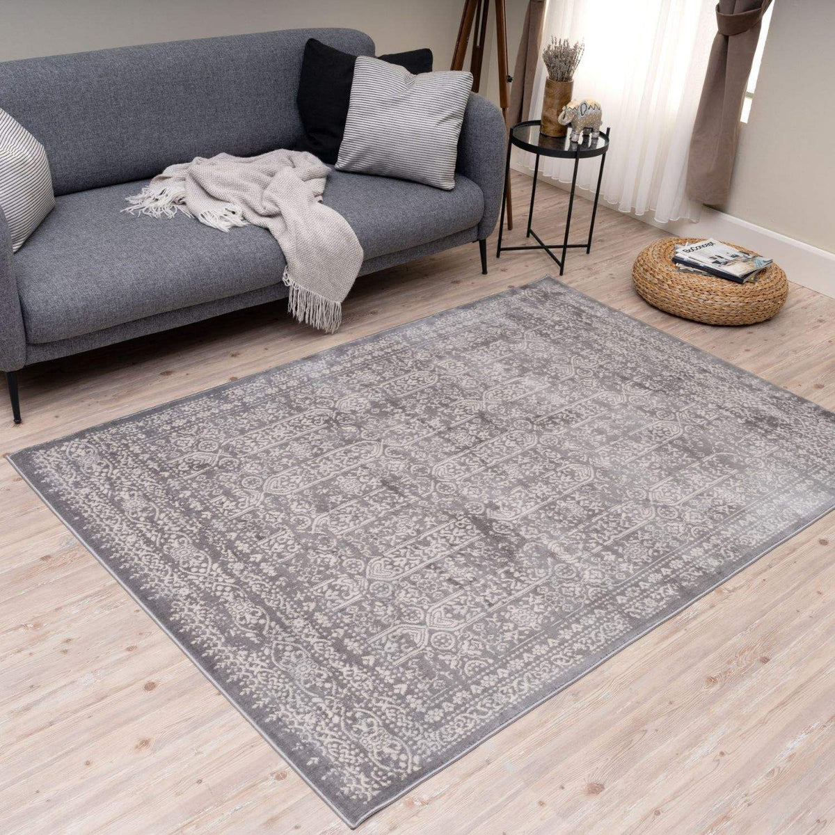 The Rugs Rugs Montana Grey Rug | 3716G House of Isabella UK