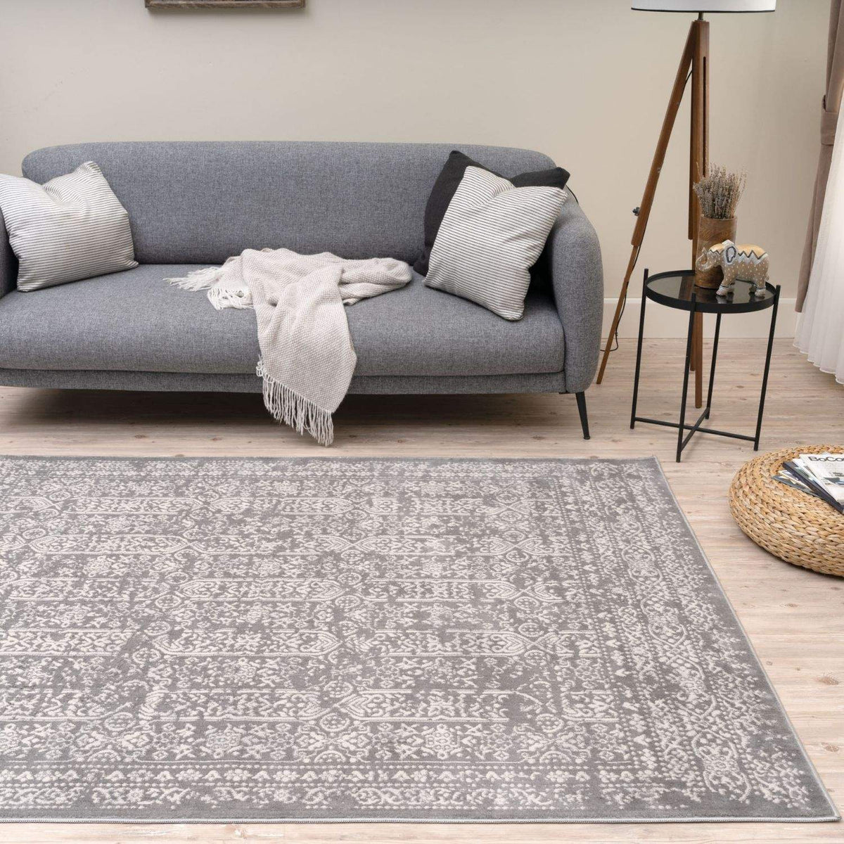 The Rugs Rugs Montana Grey Rug | 3716G House of Isabella UK
