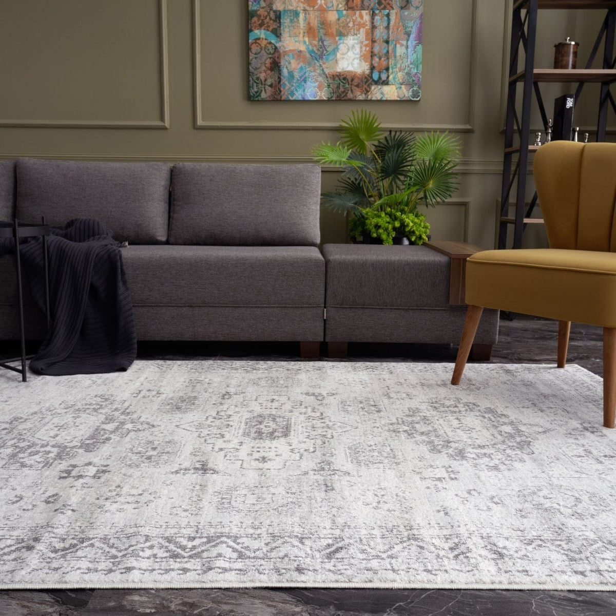 The Rugs Rugs Montana Vintage Grey Rugs | 4050 House of Isabella UK