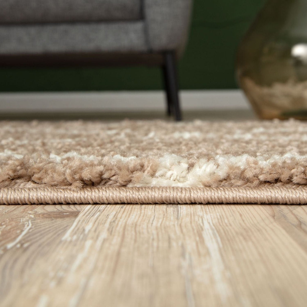 The Rugs Rugs Moroccan Beige Shaggy Rug | 520 House of Isabella UK