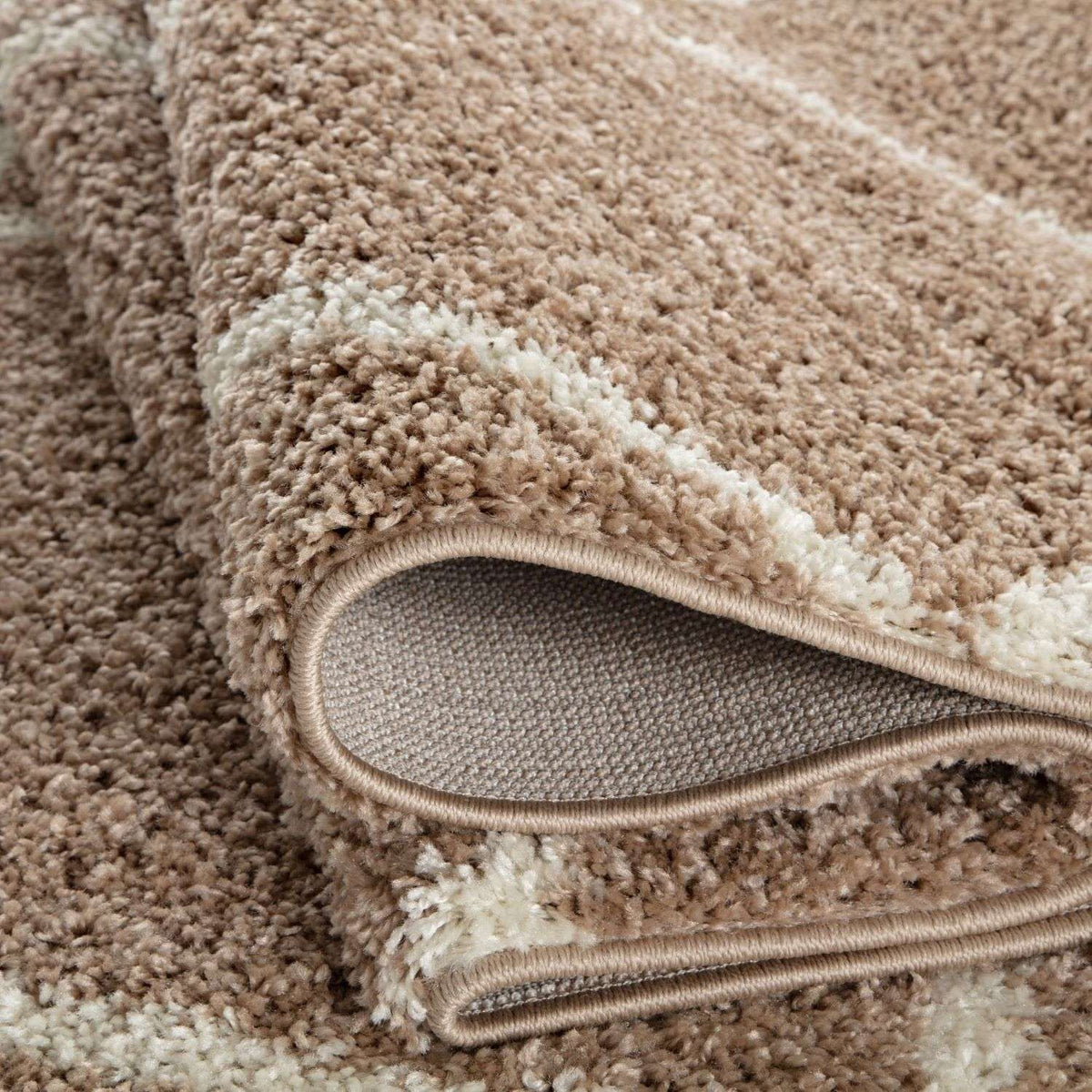 The Rugs Rugs Moroccan Beige Shaggy Rug | 520 House of Isabella UK