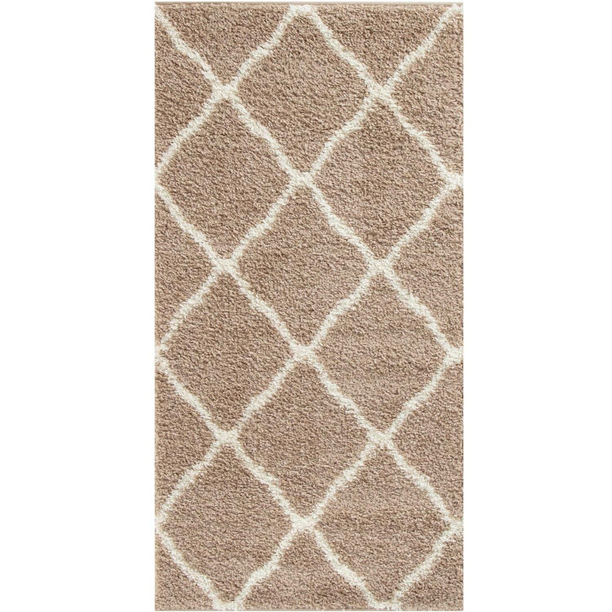 The Rugs Rugs Moroccan Beige Shaggy Rug | 720 House of Isabella UK