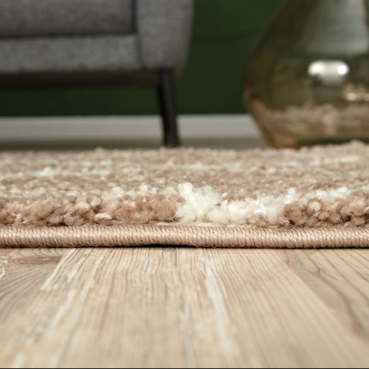 The Rugs Rugs Moroccan Beige Shaggy Rug | 720 House of Isabella UK