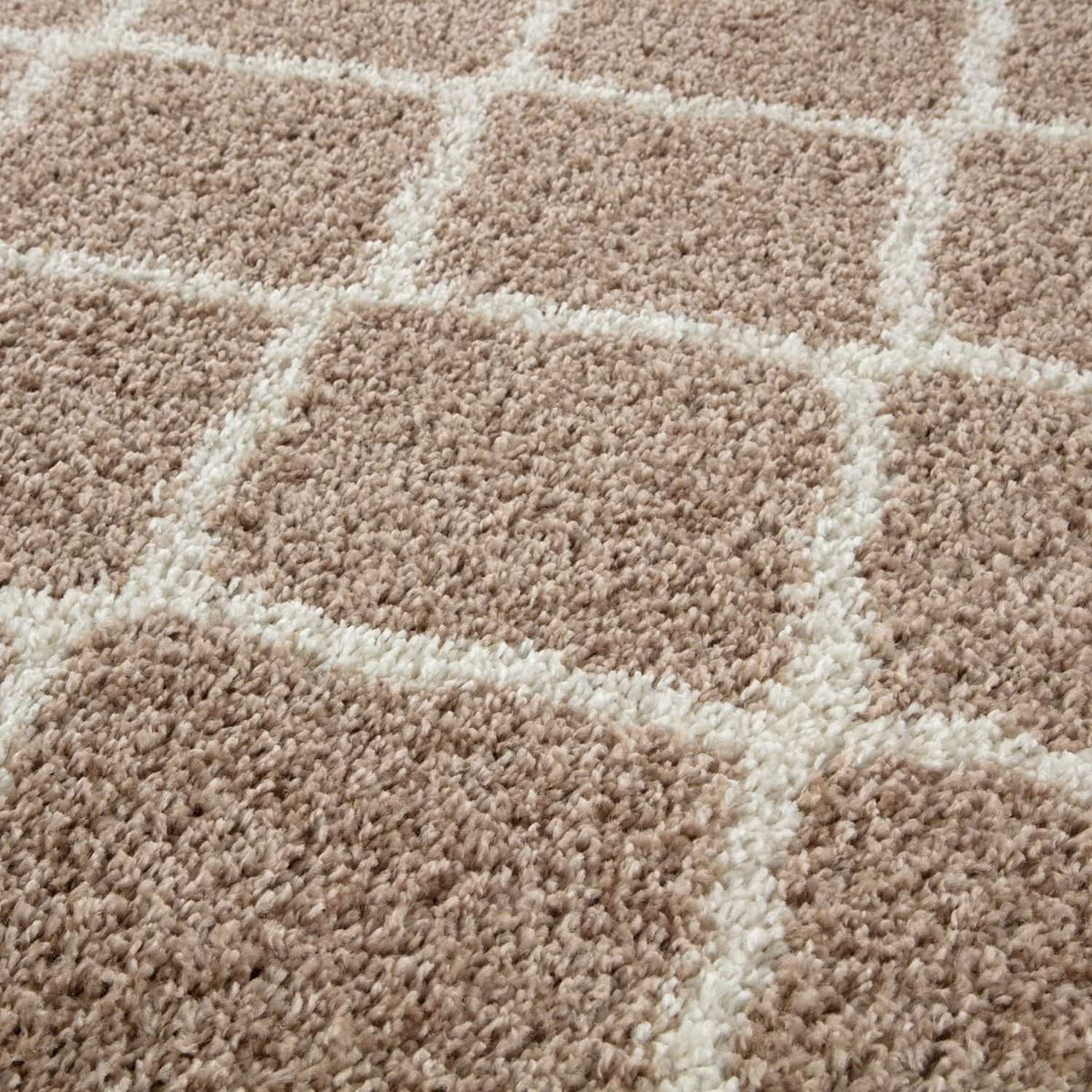 The Rugs Rugs Moroccan Beige Shaggy Rug | 720 House of Isabella UK