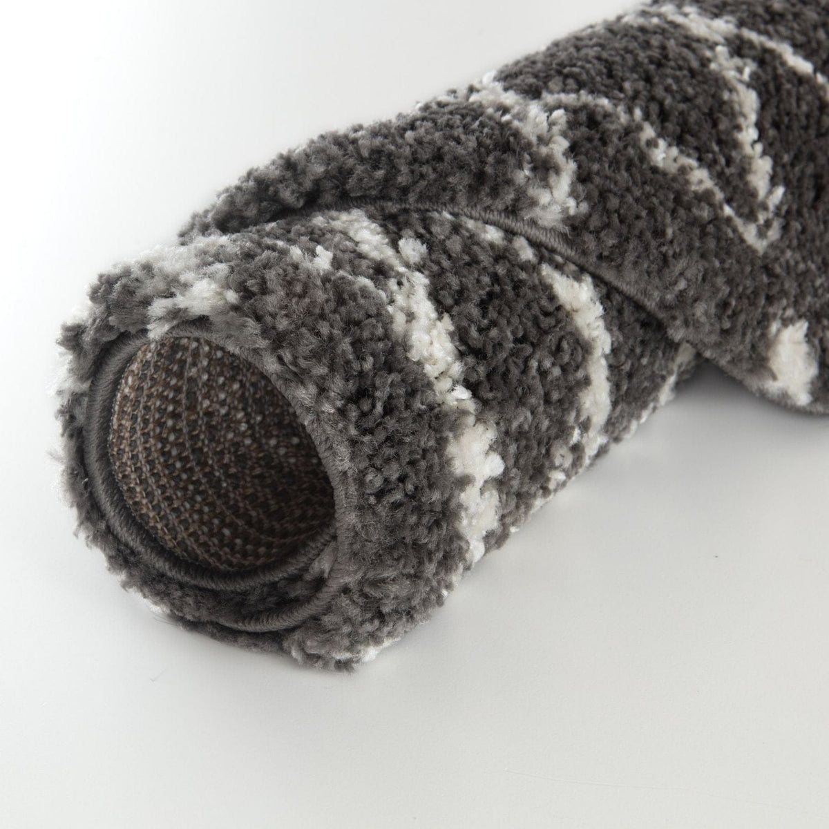 The Rugs Rugs Moroccan Dark Grey Shaggy Rug | 940 House of Isabella UK