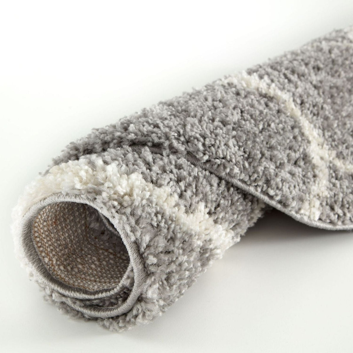 The Rugs Rugs Moroccan Grey Shaggy Rug | 610 House of Isabella UK